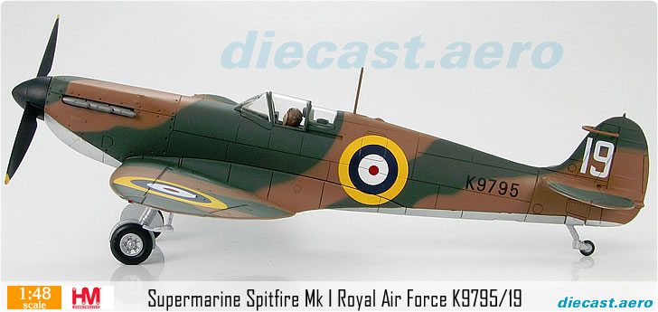 Supermarine Spitfire Mk I Royal Air Force K9795/19