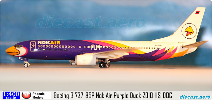 Boeing B 737-85P Nok Air Purple Duck 2010 HS-DBC