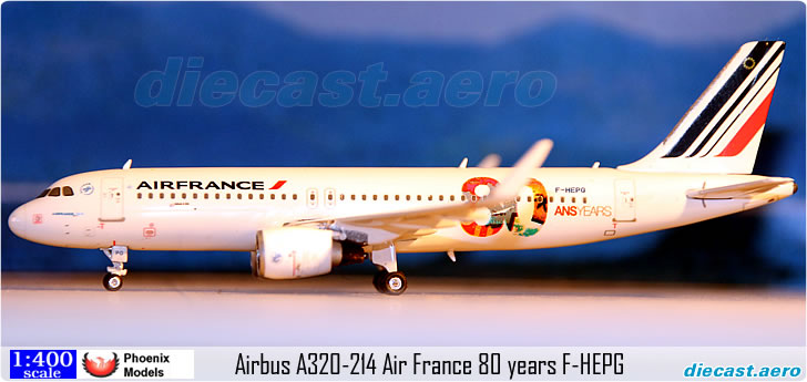 Airbus A320-214 Air France 80 years F-HEPG