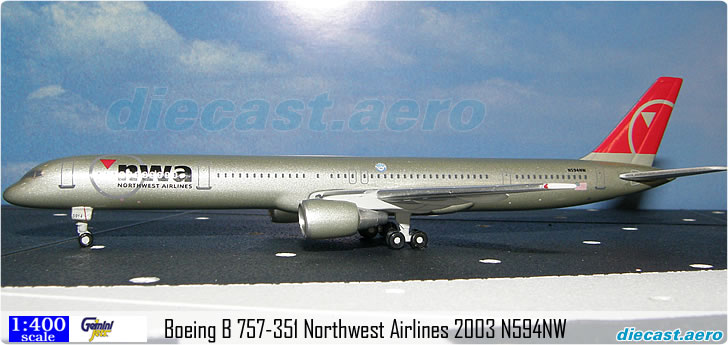 Boeing B 757-351 Northwest Airlines 2003 N594NW