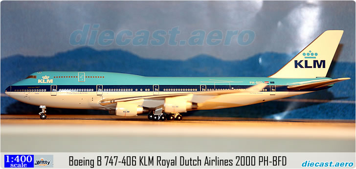 Boeing B 747-406 KLM Royal Dutch Airlines 2000 PH-BFD