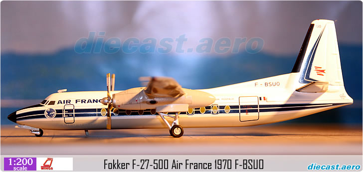 Fokker F-27-500 Air France 1970 F-BSUO
