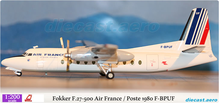 Fokker F.27-500 Air France / Poste 1980 F-BPUF