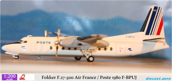 Fokker F.27-500 Air France / Poste 1980 F-BPUJ