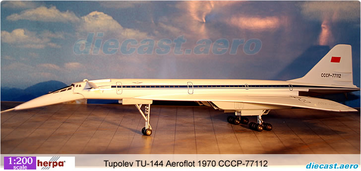 Tupolev TU-144 Aeroflot 1970 CCCP-77112