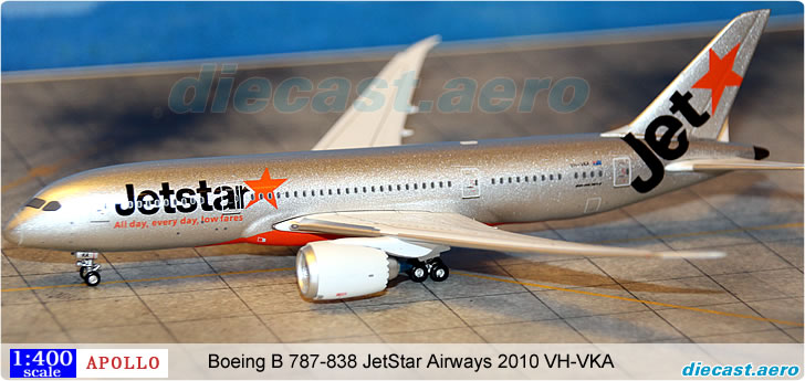 Boeing B 787-838 JetStar Airways 2010 VH-VKA