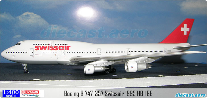 Boeing B 747-357 Swissair 1995 HB-IGE
