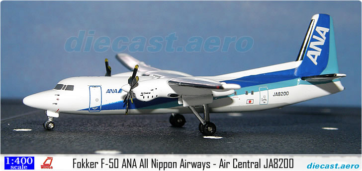 Fokker F-50 ANA All Nippon Airways Air Central JA8200