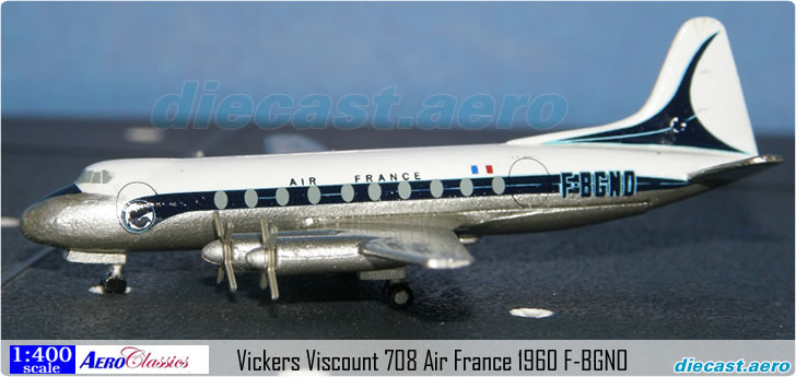 Vickers Viscount 708 Air France 1960 F-BGNO