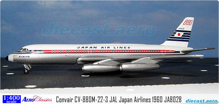 Convair CV-880M-22-3 JAL Japan Airlines 1960 JA8028