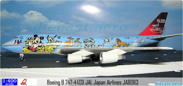 Boeing B 747-446D JAL Japan Airlines JA8083