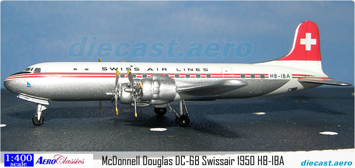 McDonnell Douglas DC-6B Swissair 1950 HB-IBA
