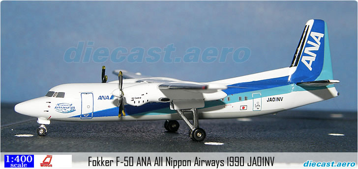 Fokker F-50 ANA All Nippon Airways 1990 JA01NV