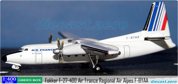 Fokker F-27-400 Air France Regional Air Alpes F-BYAA