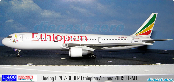 DRAGON 55964 ETHIOPIAN AIRLINES BOEING 767-300 1/400 DIECAST PLANE NEW 