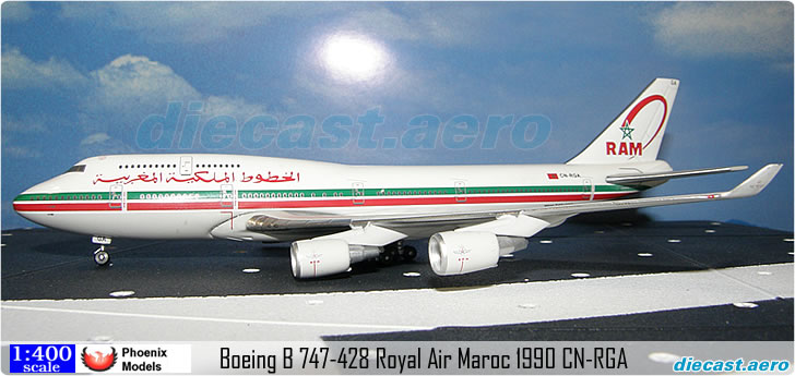 Boeing B 747-428 Royal Air Maroc 1990 CN-RGA