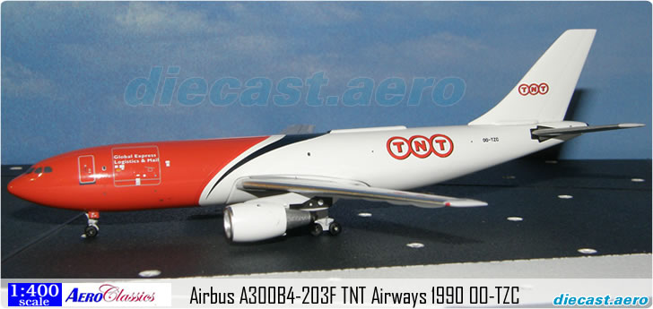 Airbus A300B4-203F TNT Airways 1990 OO-TZC