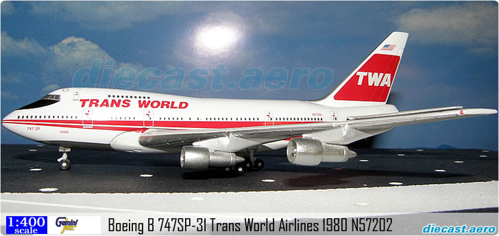 Boeing B 747SP-31 Trans World Airlines 1980 N57202