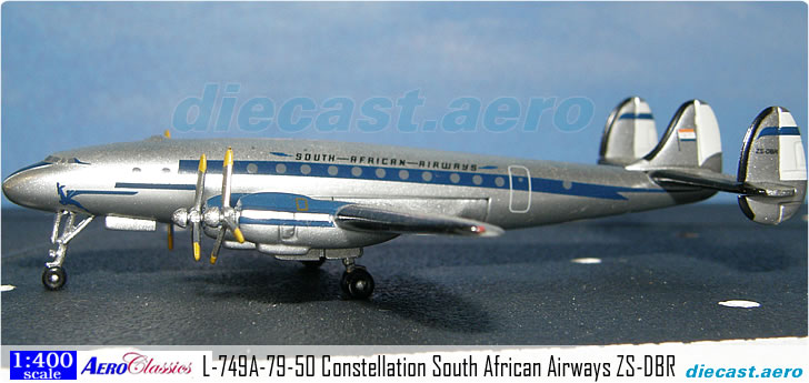 L-749A-79-50 Constellation South African Airways ZS-DBR
