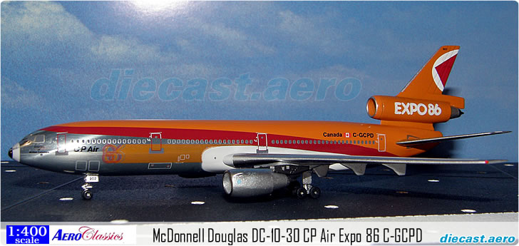 McDonnell Douglas DC-10-30 CP Air Expo 86 C-GCPD