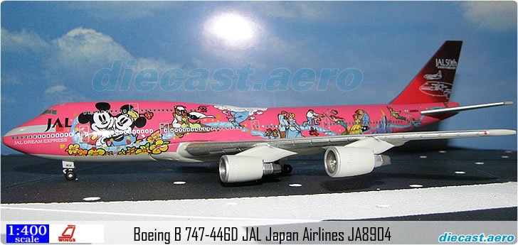 Boeing B 747-446D JAL Japan Airlines JA8904