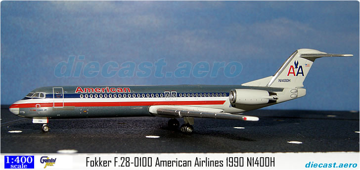 Fokker F.28-0100 American Airlines 1990 N1400H