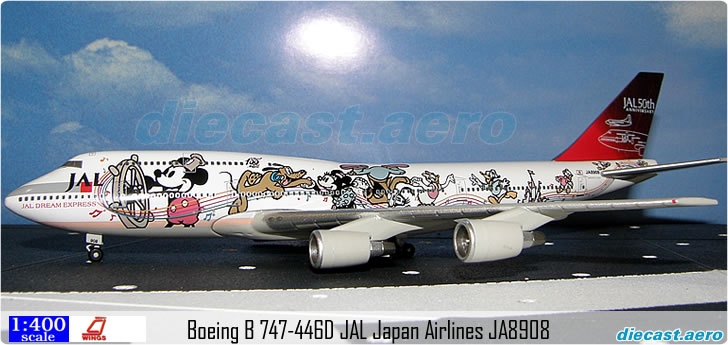 Boeing B 747-446D JAL Japan Airlines JA8908