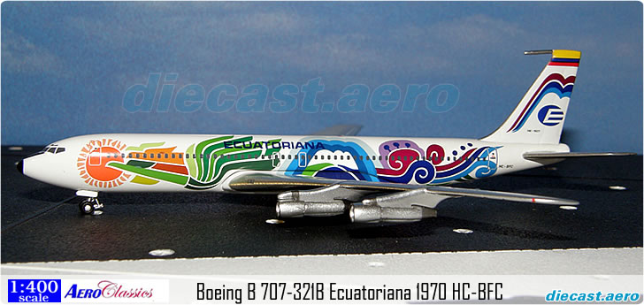 Boeing B 707-321B Ecuatoriana 1970 HC-BFC