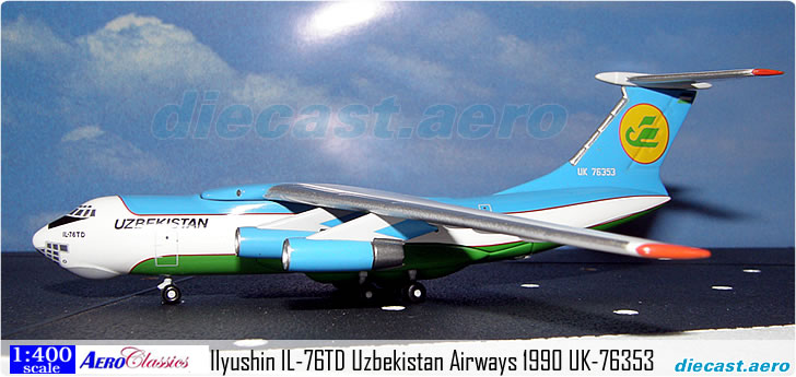 Ilyushin IL-76TD Uzbekistan Airways 1990 UK-76353