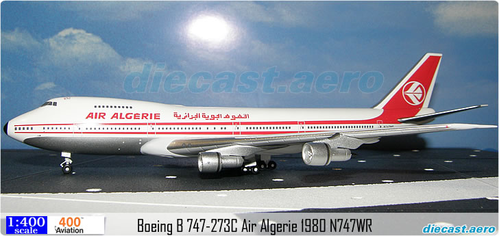 Boeing B 747-273C Air Algerie 1980 N747WR