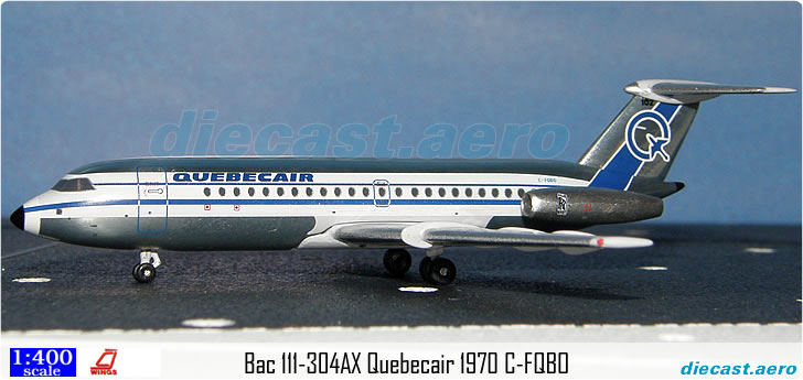 Bac 111-304AX Quebecair 1970 C-FQBO
