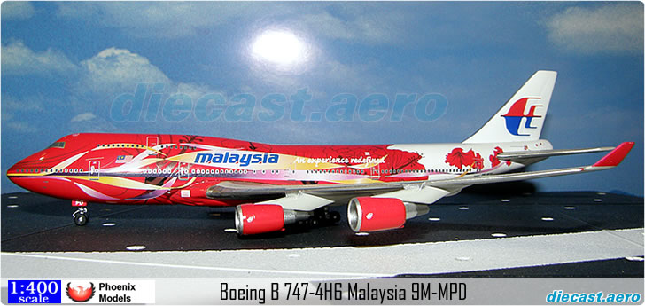 Boeing B 747-4H6 Malaysia 9M-MPD