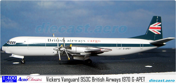 Vickers Vanguard 953C British Airways 1970 G-APET