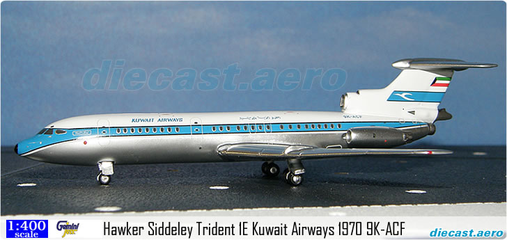 Hawker Siddeley Trident 1E Kuwait Airways 1970 9K-ACF