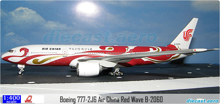 Boeing 777-2J6 Air China Red Wave B-2060