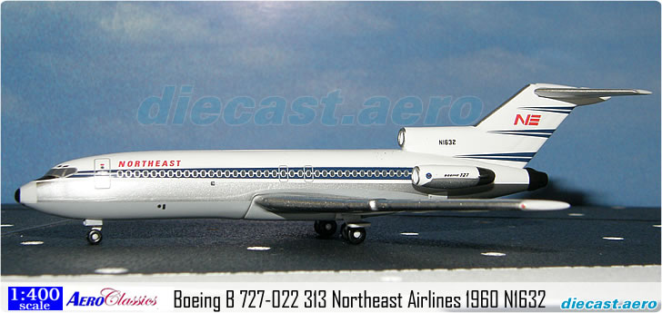 Boeing B 727-022 313 Northeast Airlines 1960 N1632