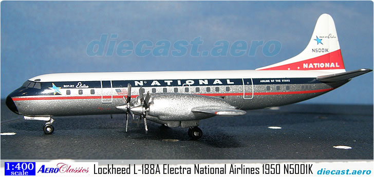 Lockheed L-188A Electra National Airlines 1950 N5001K
