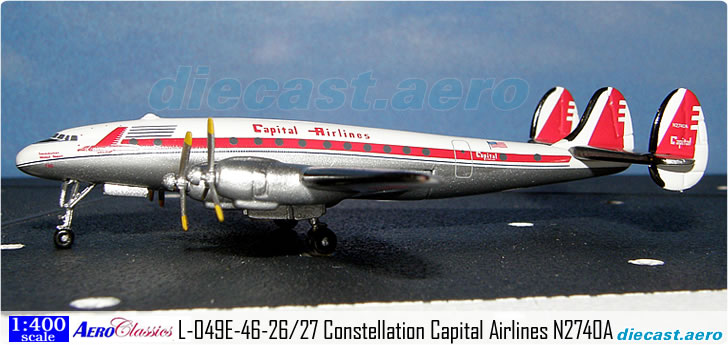 L-049E-46-26/27 Constellation Capital Airlines N2740A