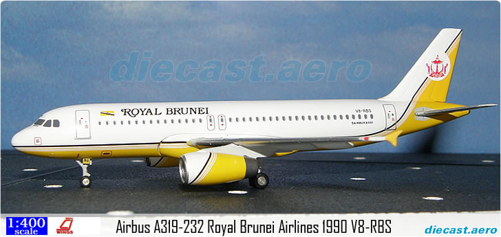Airbus A319-232 Royal Brunei Airlines 1990 V8-RBS