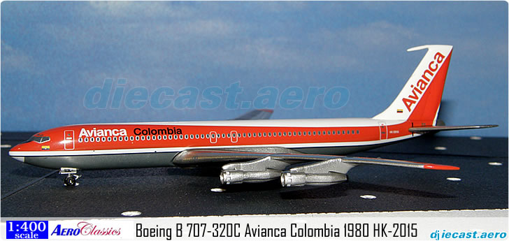 Boeing B 707-320C Avianca Colombia 1980 HK-2015