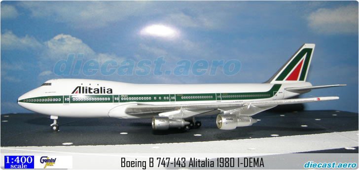Boeing B 747-143 Alitalia 1980 I-DEMA