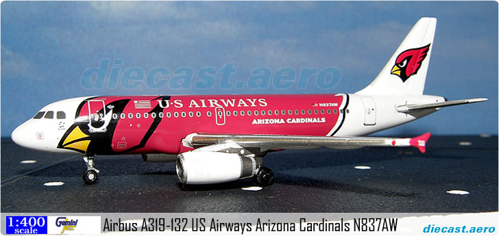 Airbus A319-132 US Airways Arizona Cardinals N837AW
