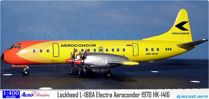 Lockheed L-188A Electra Aerocondor 1970 HK-1416