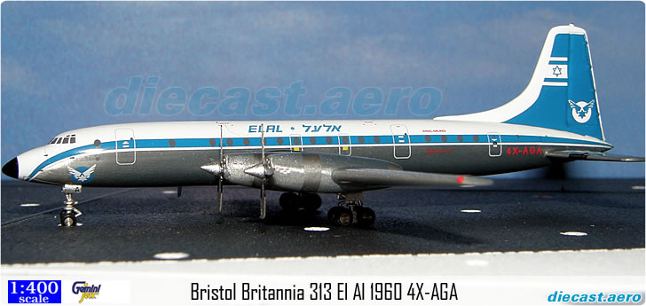Bristol Britannia 313 El Al 1960 4X-AGA