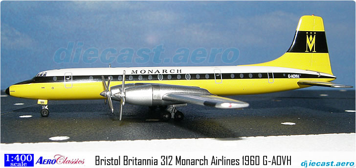Bristol Britannia 312 Monarch Airlines 1960 G-AOVH