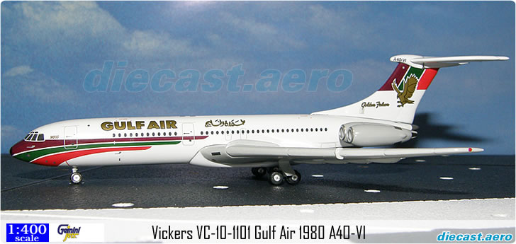 Vickers VC-10-1101 Gulf Air 1980 A4O-VI