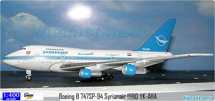 Boeing B 747SP-94 Syrianair 1980 YK-AHA
