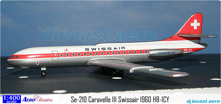 Se-210 Caravelle III Swissair 1960 HB-ICY