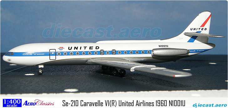 Se-210 Caravelle VI(R) United Airlines 1960 N1001U