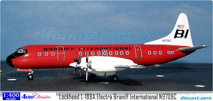 Lockheed L-188A Electra Braniff International N9709C